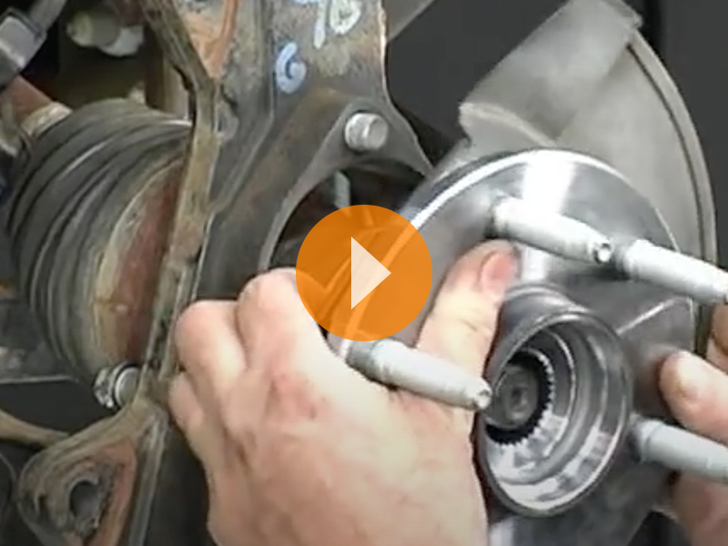 LEARN HOW TO REMOVE AND INSTALL A HUB BEARING ASSEMBLY ON A PICKUP TRUCK