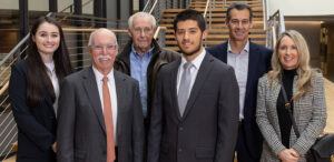 Left to Right: Cecilly Kelleher, John Timken, Harry Kelleher, Henry Kelleher, Bill Kelleher, Dee Kelleher.