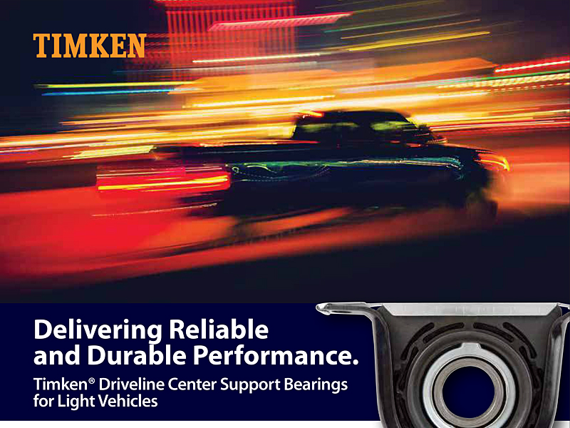 DRIVELINE CENTER SUPPORT BEARINGS FOR LIGHT VEHICLES